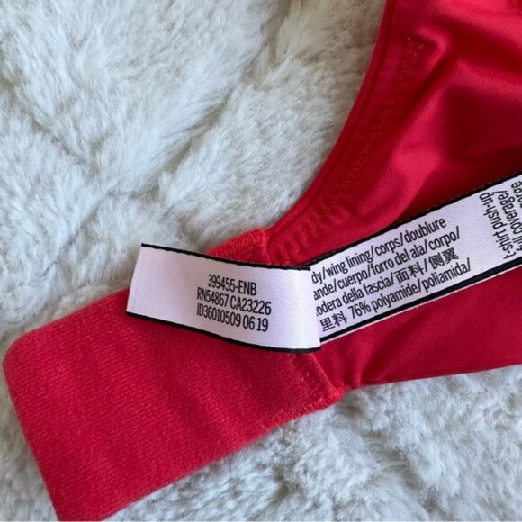 Victoria's Secret | Red & Gold T-Shirt Push-Up Full Coverage Bra | Size 32DD - Picture 13 of 13